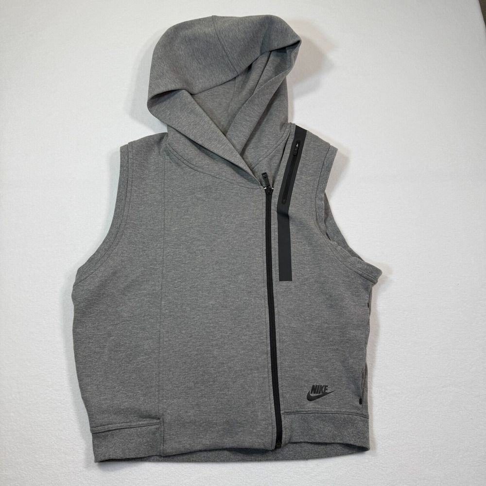 Nike Gray Sleeveless Hoodie